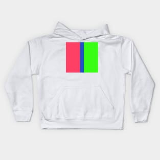 Neon Stripes Party Kids Hoodie